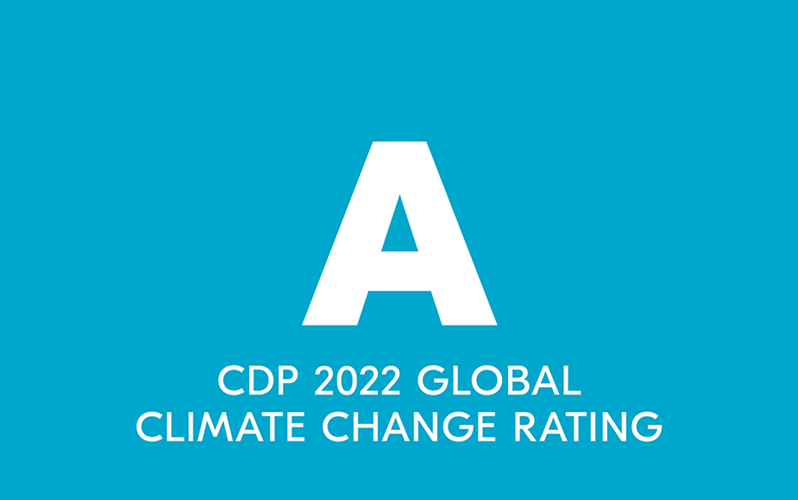 A CDP 2022 Global Climate Change Rating